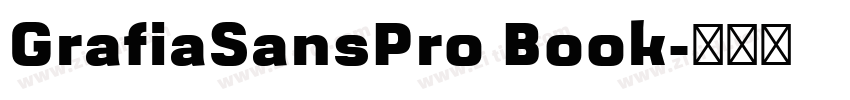 GrafiaSansPro Book字体转换